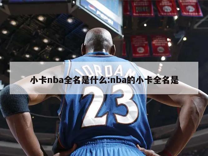 小卡nba全名是什么:nba的小卡全名是