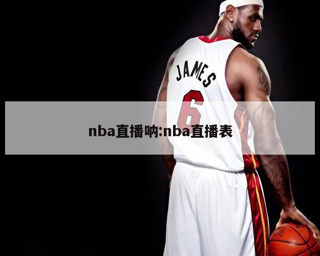 nba直播吶:nba直播表