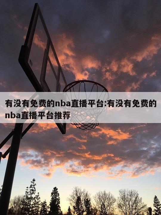 有沒有免費(fèi)的nba直播平臺(tái):有沒有免費(fèi)的nba直播平臺(tái)推薦